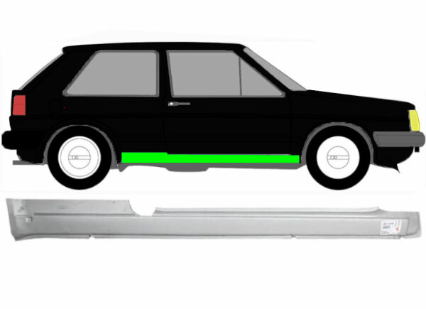 Schweller für Volkswagen Golf 2 3 Türer 1982 – 1992 rechts