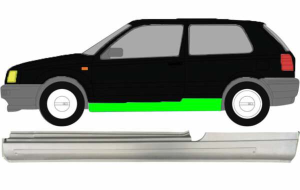 Schweller für Volkswagen Golf 3 3 Türer 1991 – 1998 links