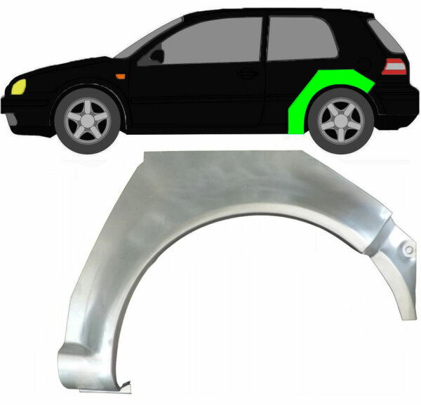 Radlauf für Volkswagen Golf 4 3 Türer 1997 – 2006 links