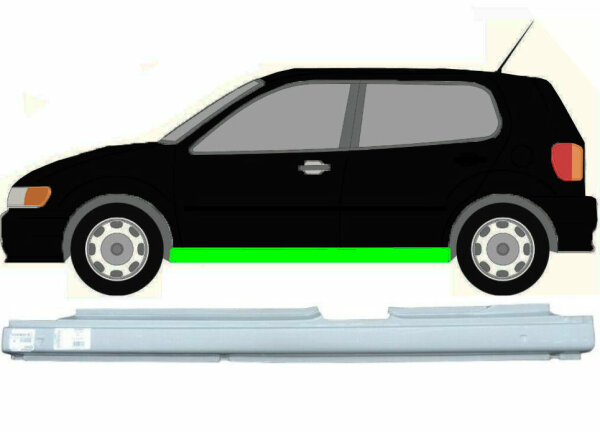 Schweller für Volkswagen Polo 5 Türer 1994 – 1999 links