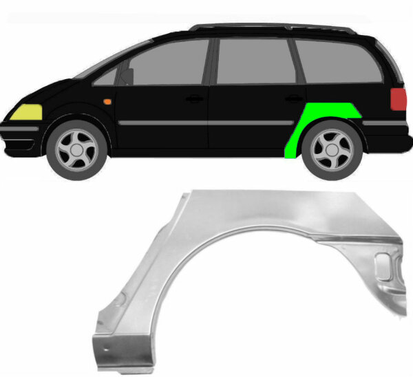 Radlauf für Volkswagen Sharan 2000 – 2010 links