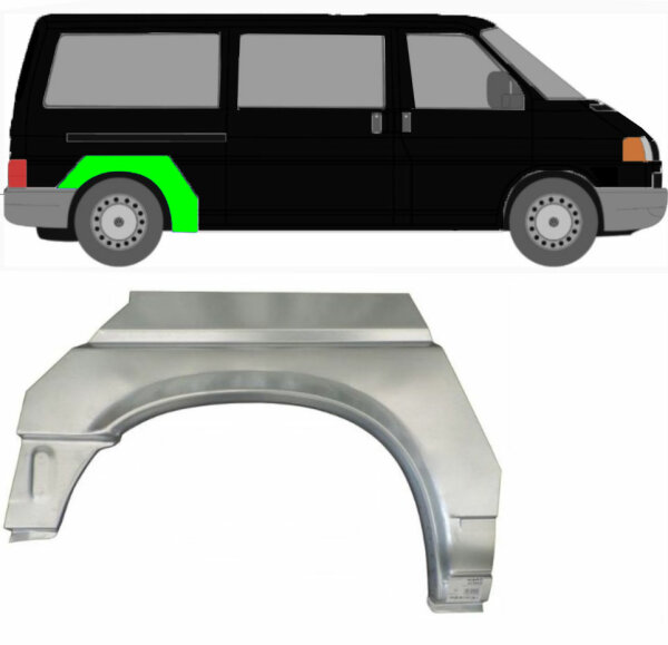 Radlauf für Volkswagen Transporter T4 langer Radstand 1990 – 2003 vorne rechts