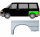 Kotflügel für Volkswagen Transporter T4 kurzer Radstand 1990 – 2003 hinten links