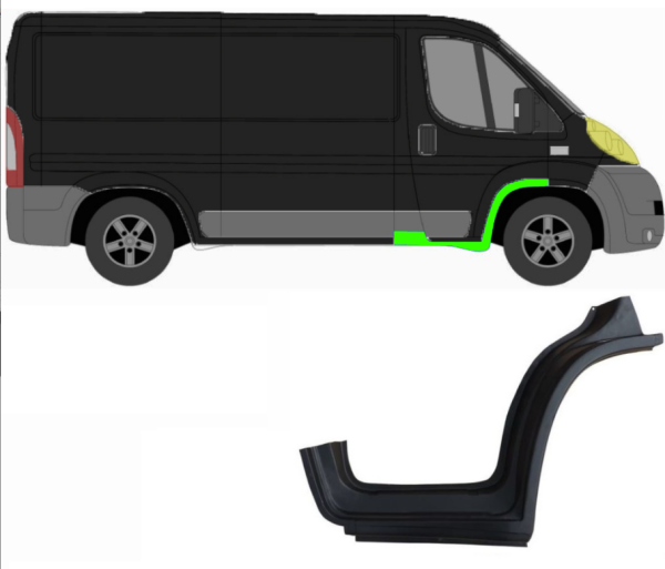 Türschweller für Peugeot Boxer 2006 - 2014 vorne rechts