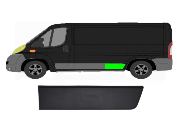 Seitenleiste für Peugeot Boxer 2006 - 2014 hinten links