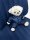 Teddy Maskottchen Oldtimer Rennsportjacke blau für Mercedes