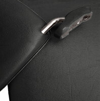 Sonnenblenden Sunvisor Paar mit Stangen & Clips für Mercedes SL R107 schwarz Linkslenker