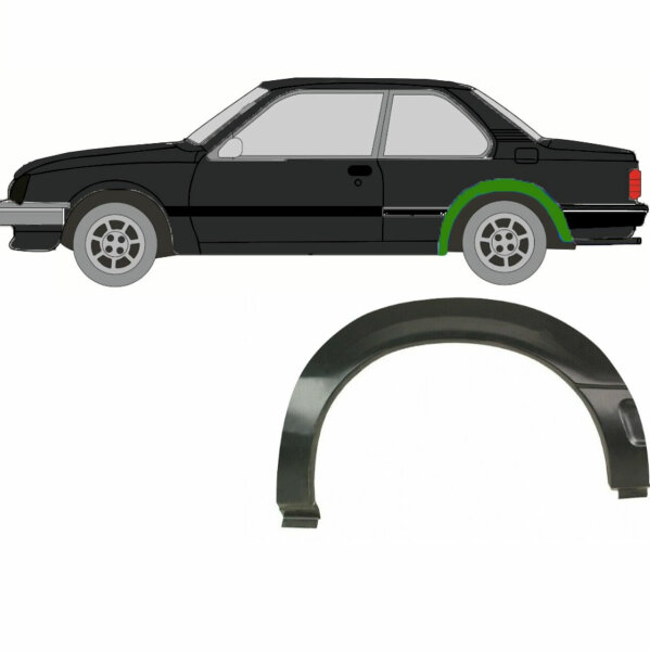 Radlauf für Opel Ascona 1981- 1988 links (2-Türer)