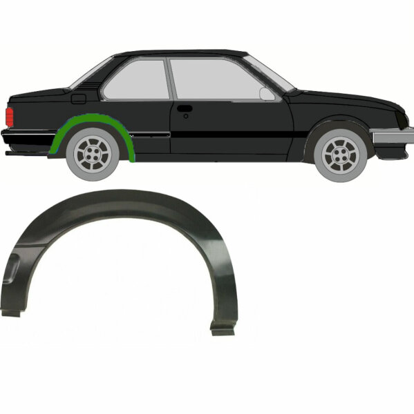 Radlauf für Vauxhall Cavalier 1981-1988 rechts (2 Türer)