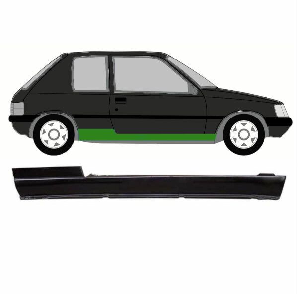 Schweller für Peugeot 205 1983-1998 rechts 2 Türer