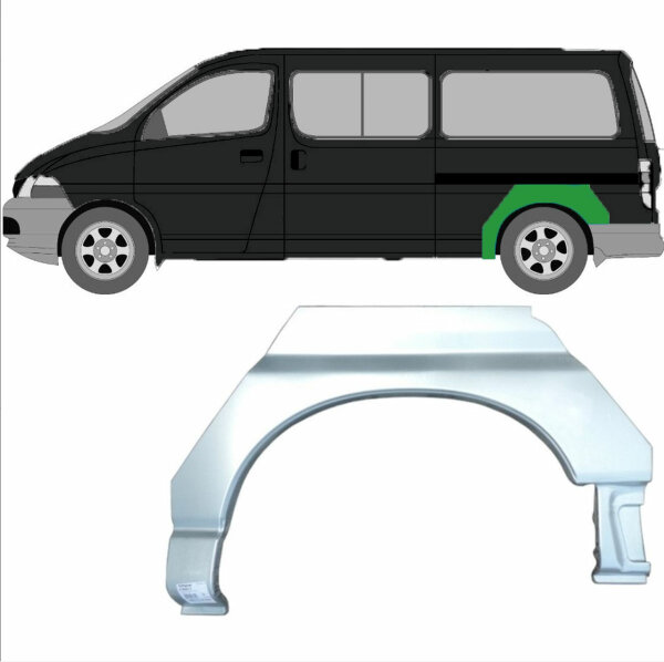 Hinterer Radlauf für Toyota Hiace 1995-2006 left