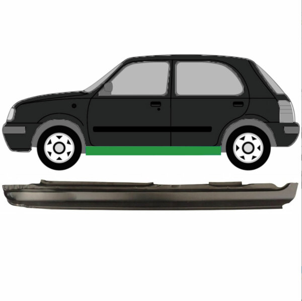 Schweller für Nissan Micra K11 1992-2003 links (4 Türer)