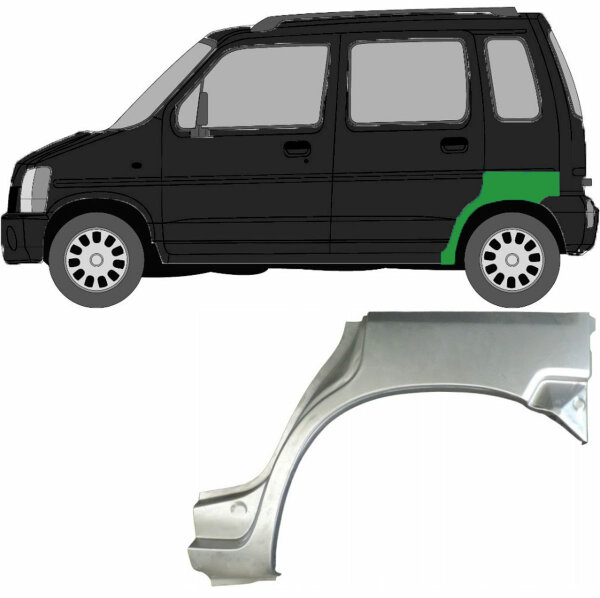 Hinterer Radlauf für Suzuki Wagon R+ 1993-2000 links