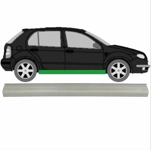 Schweller für Skoda Fabia 1999-2007 rechts (4 Türer)