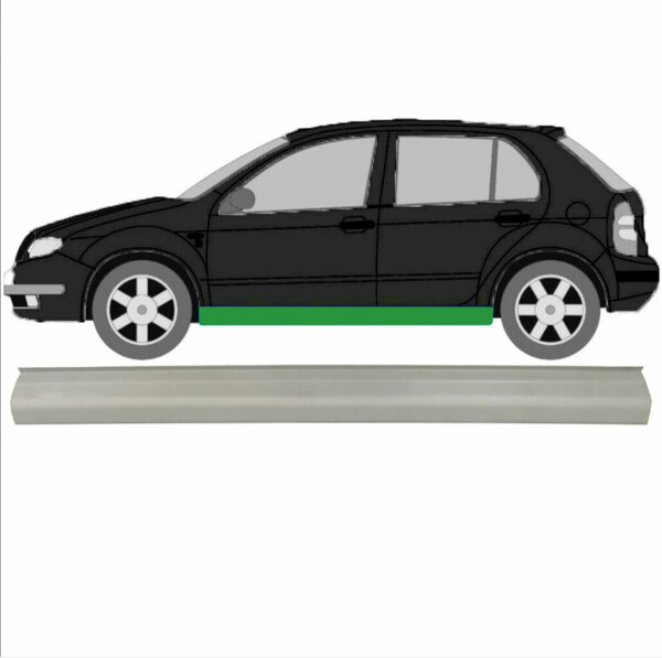 Schweller für Skoda Fabia 1999-2006 links (4 Türer)