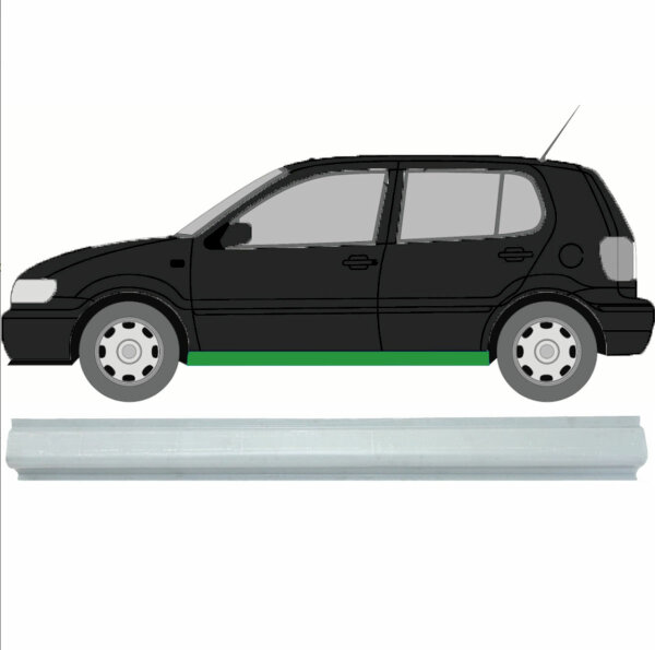 Schweller für Volkswagen Polo 6N2 1999-2001 links