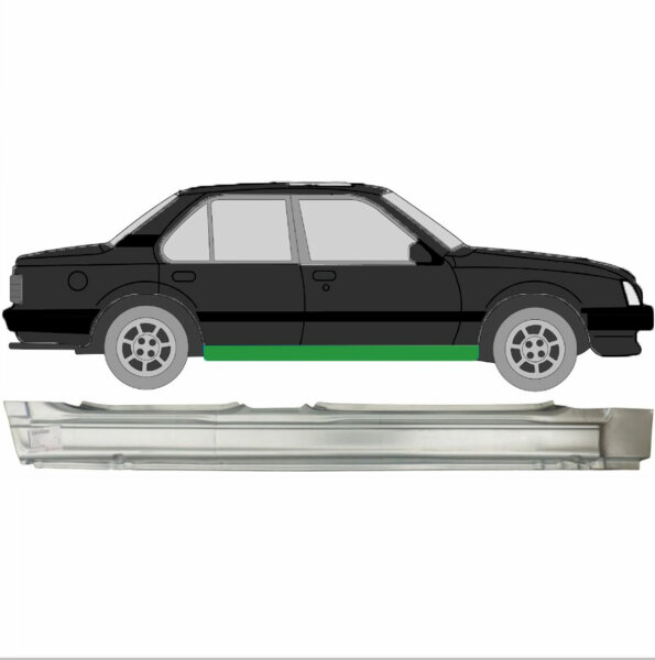 Schweller für Opel Ascona 1981-1988 rechts (4 Türer)