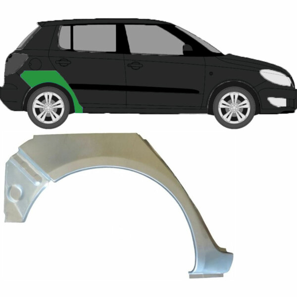 Hinterer Radlauf für Skoda Fabia 2007-2015 rechts (4 Türer)