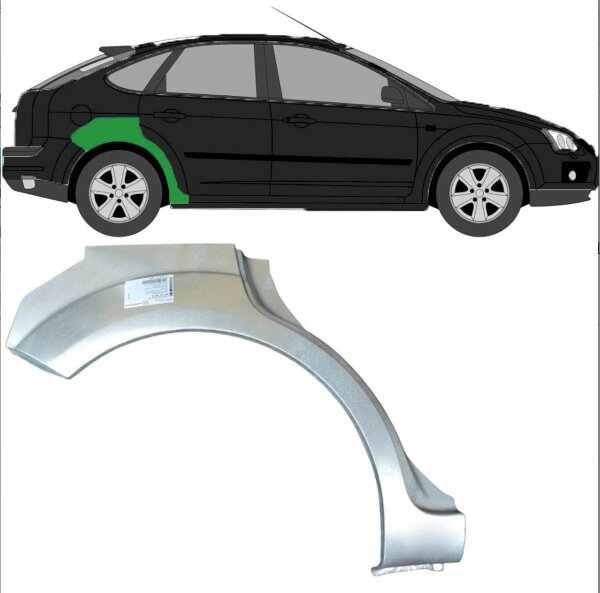 Radlauf für Ford Focus MK2 2004-2011 rechts (4 Türer)