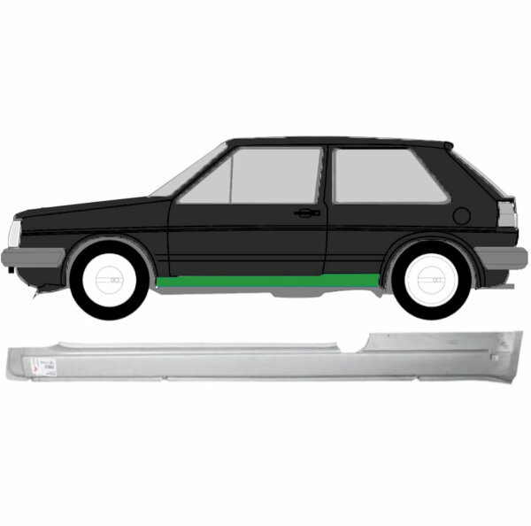 Schweller für Volkswagen Golf II 1982-1992 links (2 Türer)