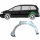 Hinterer Radlauf für Opel/Vauxhall Zafira A 1999-2005 links