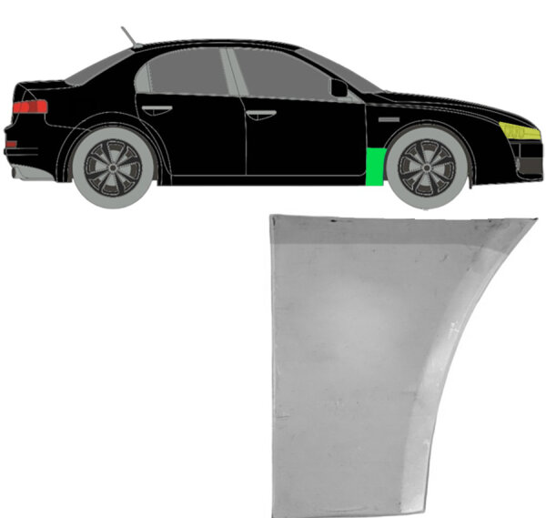 Vorne Kotflügel für Alfa Romeo 159 2005 - 2012 rechts