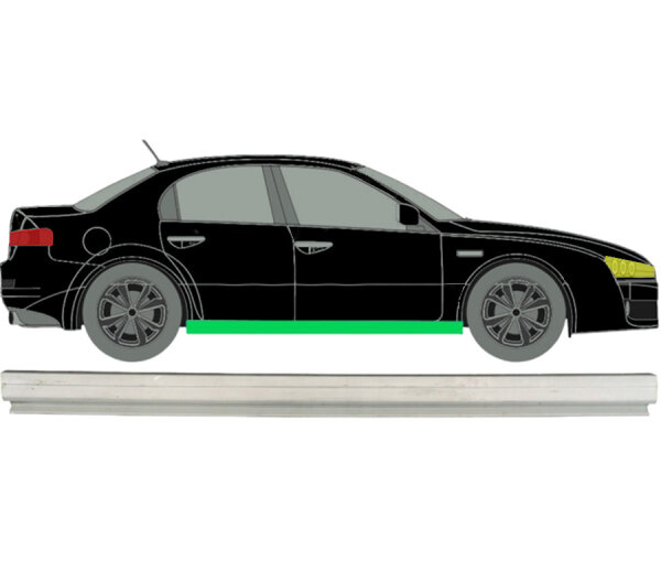 Schweller Oder Satz für Alfa Romeo 159 2005 - 2012 rechts