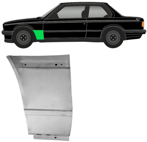 Vorne Kotflügel für Bmw 3 E30 1982 - 1994 links