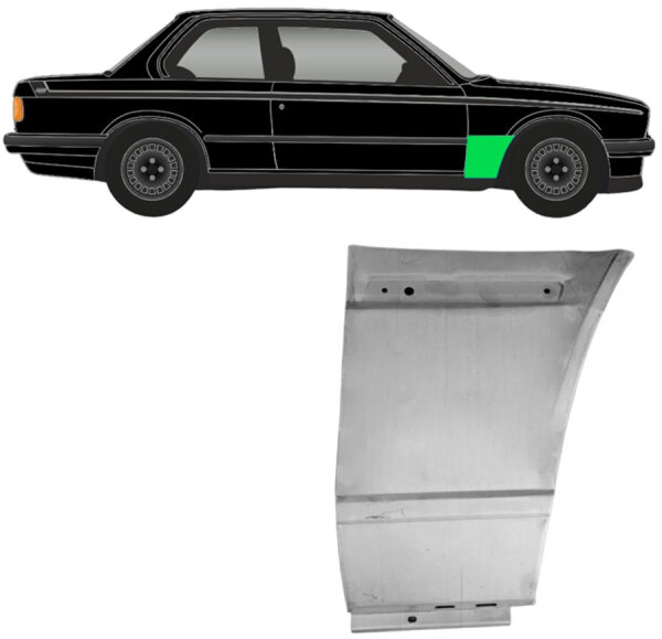 Vorne Kotflügel für Bmw 3 E30 1982 - 1994 rechts