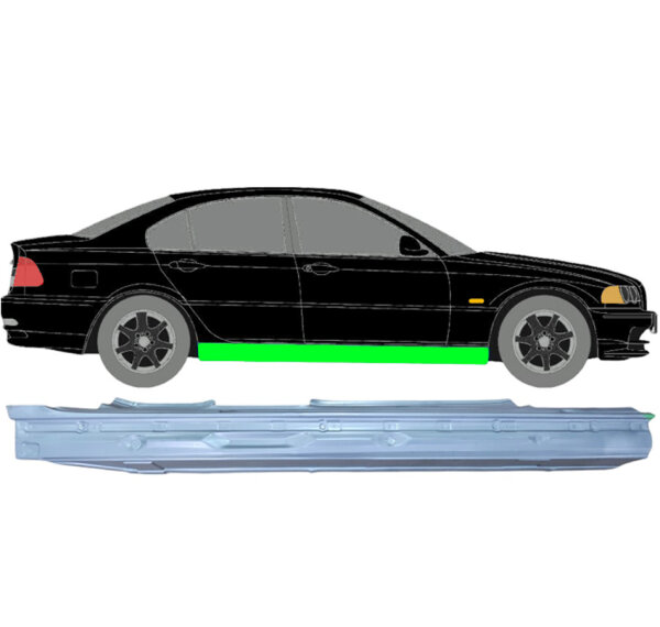 Voll Schweller Turblech für Bmw 3 E46 1998 - 2008 rechts