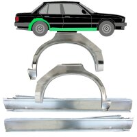 4 Tür Radlauf Turblech & Schweller für Bmw 3 E30 82 – 87 links & rechts