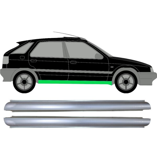 Schweller Blech rechts & links Satz für Citroen Zx 1991 - 1997