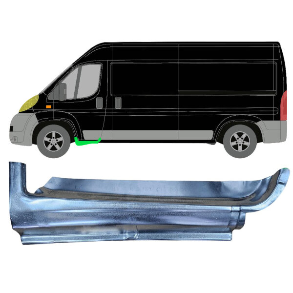 Vorne Schweller Blech für Fiat Ducato 2006 links