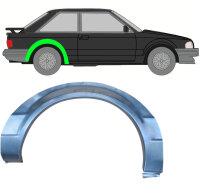 Hinten Radlauf Reparaturblech Ford Escort Mk3 3 Tür...