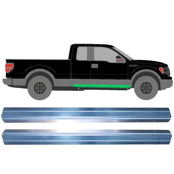 Schweller Reparaturblech Satz für Ford F - 150 08 - 14 rechts & links