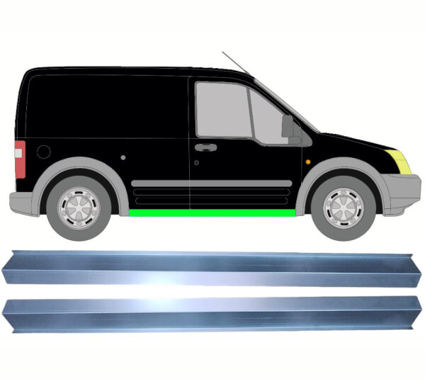 Schweller Blech Satz für Ford Transit Connect Kurz 02 - 09 rechts & links