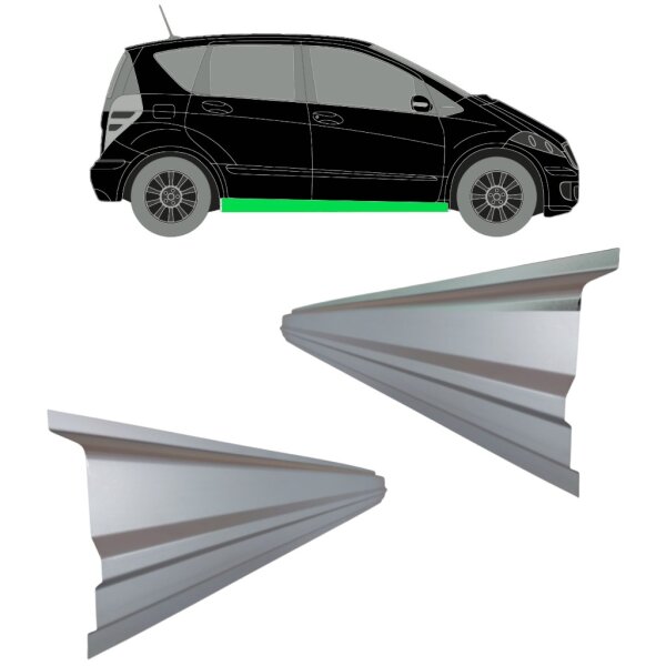 Schweller Blech Satz für Mercedes A - Klasse W169 04 - 12 rechts & links