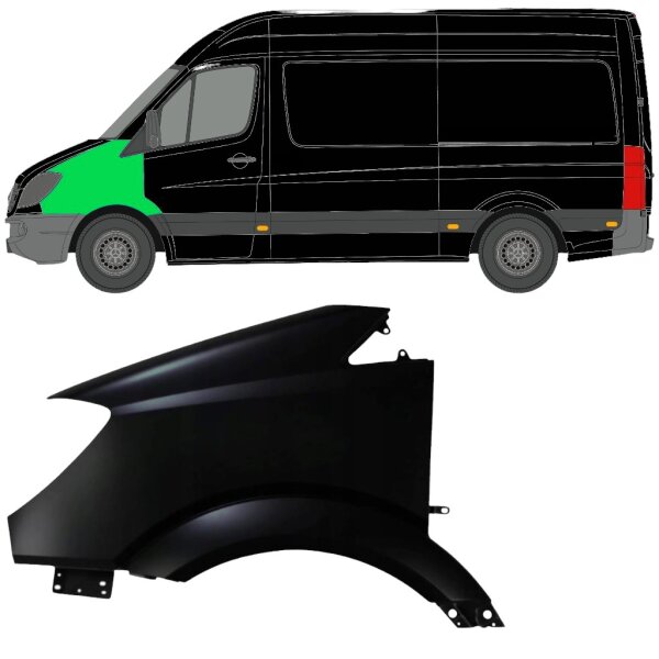 Vorne Kotflügel für Mercedes Sprinter 2006 - 2013 links