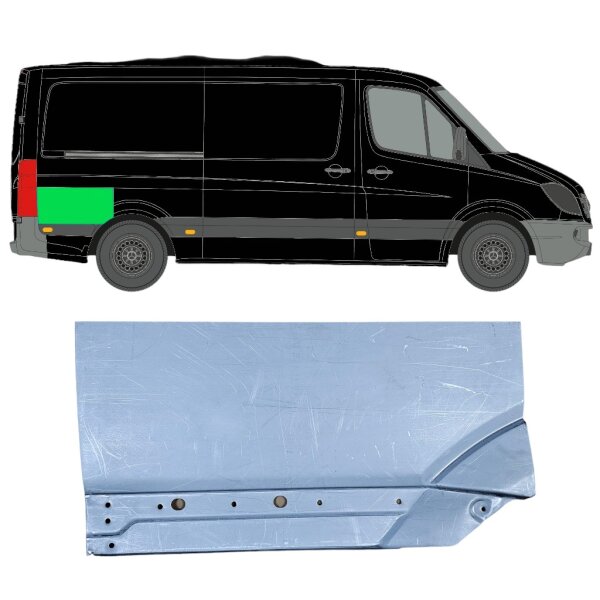 Hinten Kotflügel Blech Für Mercedes Sprinter Ab 2006 Rechts