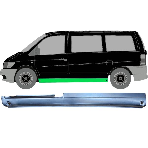 Schweller Blech für Mercedes Vito W638 1996 - 2003 links