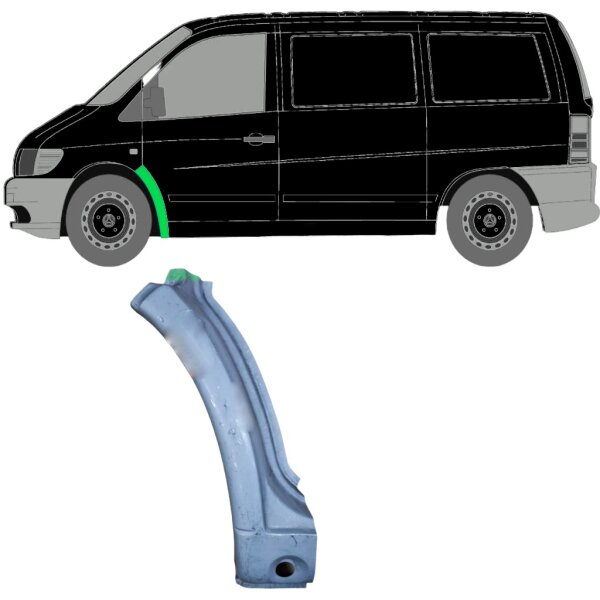 Vorne Radlauf Blech für Mercedes Vito W638 1996 - 2003 links