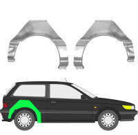 Hinten Radlauf Blech für Mitsubishi Colt 1988 - 1992...