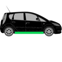 Schweller Blech Satz für Mitsubishi  Colt Z30 2004 -...