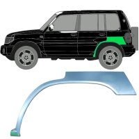 Hinten Radlauf Blech für Mitsubishi  Pajero Pinin 1998 - 2007 links