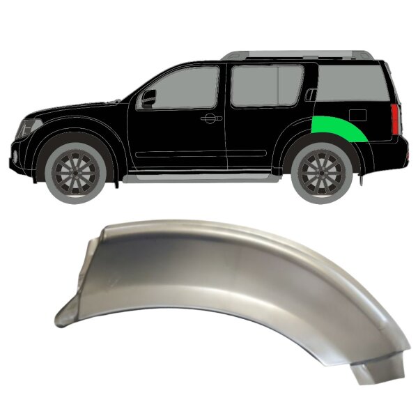 Hinten Radlauf Blech für Nissan Pathfinder 2004 - 2013 links