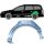 Hinten Kombi Radlauf Blech für Opel Astra G 1999 - 2009 links