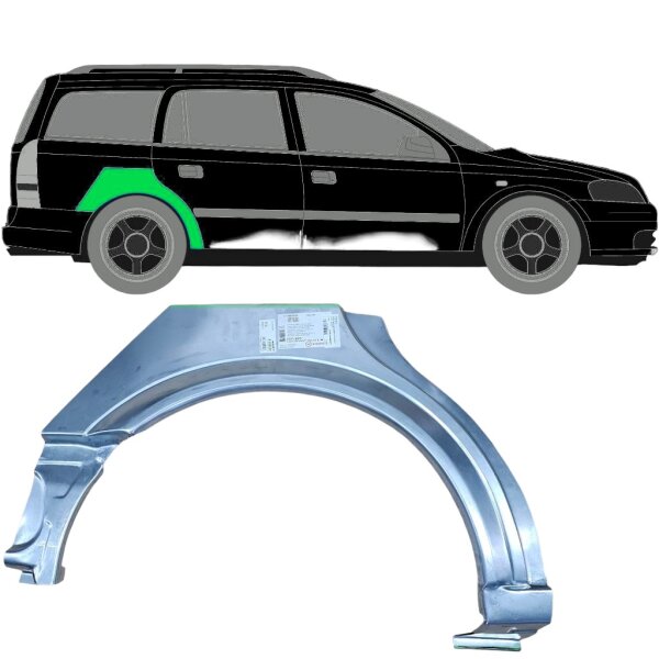 Hinten Kombi Radlauf Blech für Opel Astra G 1999 - 2009 rechts