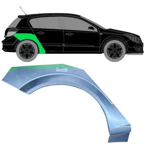 Hinten Radlauf Blech für Opel Astra H 2003 - 2014 rechts