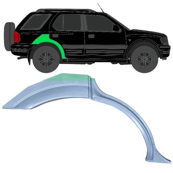 Hinten Radlauf Blech für Opel Frontera B 1998 - 2002 rechts