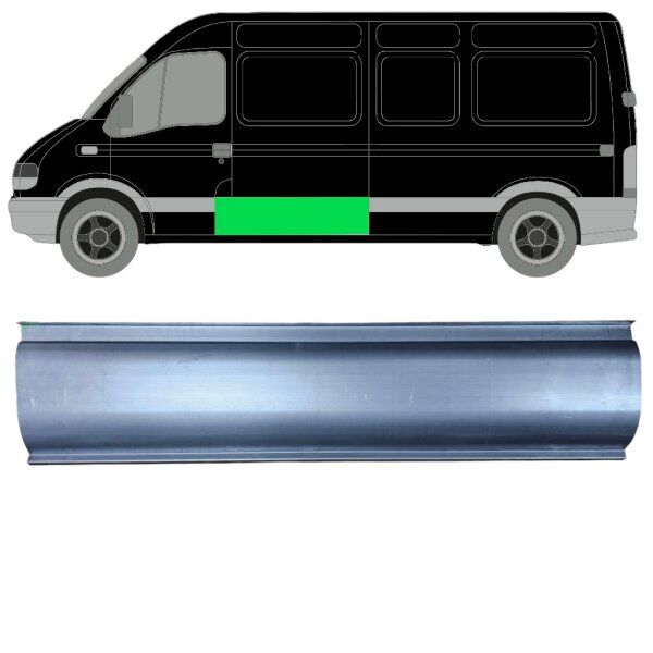 Hinten Tür Blech für Renault Master 1998 - 2010 rechts